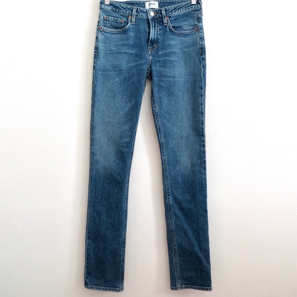 NEW! AGOLDE Devon Low Rise Denim Jeans Prophecy Blue SZ 24 - Picture 11 of 16